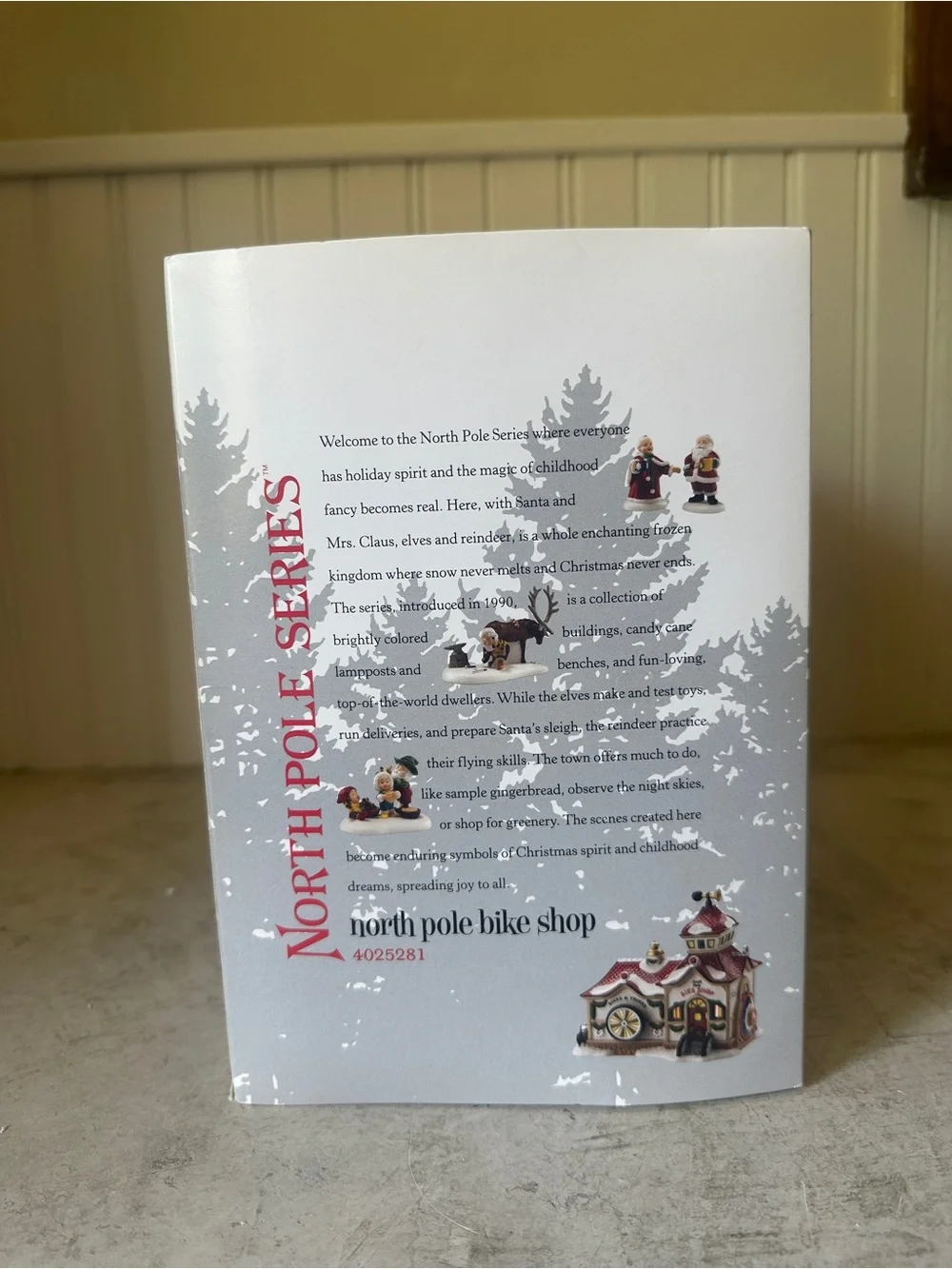 Dept 56 North Pole Bike Shop Animated #4025281 Works Retired Christmas Village